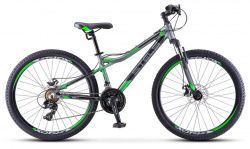 Велосипед STELS 26" Navigator-610 V (16" Тёмно-серый/зелёный)