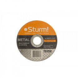 Фото диск отрезной по металлу sturm! 9020-07-115x10