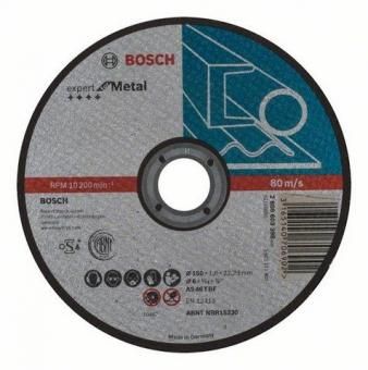 Фото диск отрезной по металлу 150х1,6х22,2мм bosch expert for metal 2608603398