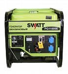 Генератор бензиновый SWATT PG11000E с моточасами, 9.5/10.0 кВт, 220В, бак 25 л, статор медь
