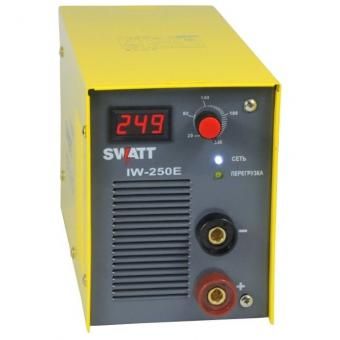 Фото аппарат сварочный инверторный swatt iw-250e (пониженное напряжение)