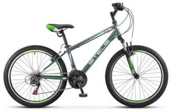 Велосипед STELS 24" Navigator-400 V (14" серый/зеленый/белый)