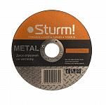 Фото диск отрезной по металлу sturm! 9020-07-125x10, 125х1,0х22.2 мм армированный 