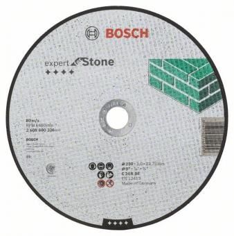 Диск отрезной по камню и бетону 230х3,0х22,2мм Bosch Expert for Stone 2608600326