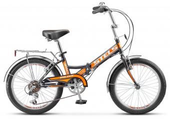 Велосипед STELS 20" Pilot-350 (13 черный/оранжевый)
