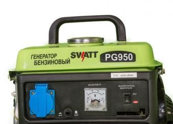 Генератор бензиновый SWATT PG950, 0.65/0.75 кВт , 220В, бак 4.2 л, статор алюминий