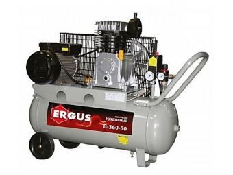 Компрессор ERGUS B 360-50 ( 360 л/мин, 50 литров,  3,0 л.с, 8 бар )