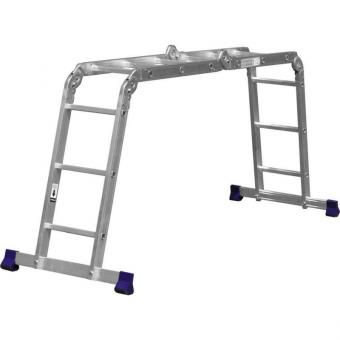 Лестница-трансформер СИБИН алюминиевая 4x3 ступени