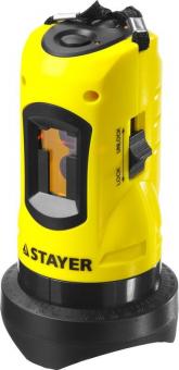 STAYER SLL-1 нивелир лазерный, 10м, точн. +/-0,5 мм/м,  штатив, кейс
