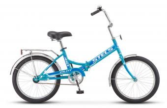 Велосипед STELS 20" Pilot-410 (13.5" бирюзовый/синий)