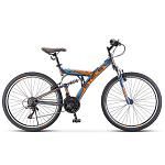 Велосипед STELS 26" Focus V  18-sp (18" темно-синий/оранжевый)