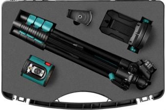 KRAFTOOL CL 20 #4 нивелир лазерный, 20 м, IP54, точн. +/-0,2 мм/м, держатель, штатив, в кейcе