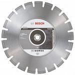Фото диск алмазный standard for universal bosch, 400х3,2х20 по железобетону, сухой/мокрый рез, сегментный 