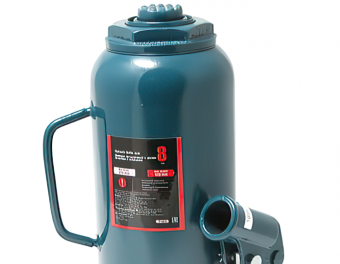 Домкрат гидравлический бутылочный FORSAGE  8т подхват 270-635мм с двумя штоками, 5,2кг