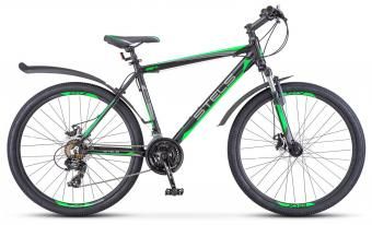 Велосипед STELS 26" Navigator-620 MD (19 черный/зеленый/антрацит)