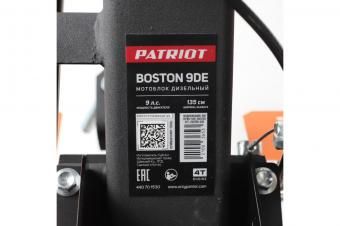 Мотоблок дизельный PATRIOT BOSTON-9DE  9 л,с; эл. Стартер: 12V; фрезы: 1350 mm; коробка передач 2 вп