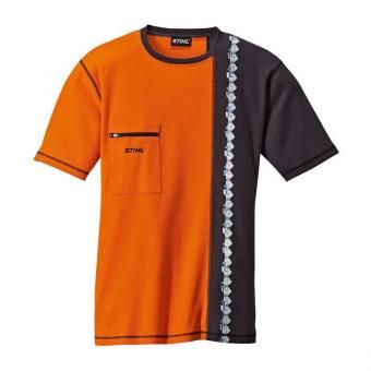 футболка Logger pro, антрацит./оранжевая, размер XXL