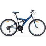Велосипед STELS 26" Focus V  18-sp (18" темно-синий/синий)