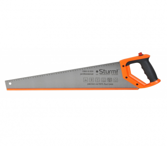 Фото ножовка по дереву с карандашом sturm! 1060-11-5511, 550 мм, 11-12 зуб. на дюйм
