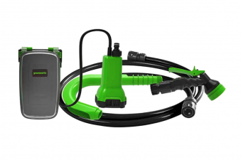 Насос аккумуляторный для полива из бочки Greenworks G24SWP, 24V, без АКБ и ЗУ