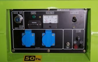 Генератор дизельный SWATT DG6000S с м/часами+СР, 4.5 /5.0 кВт, 220 В, бак 16 л, э/стартер, статор мед