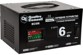 Фото устройство зарядное quattro elementi bc 6m (12в, 6а)
