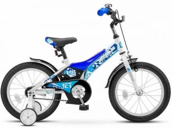 Велосипед STELS 16" Jet (9" белый/синий)