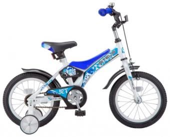 Велосипед STELS 14" Jet Z010 (8,5" белый/синий)