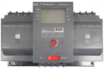 Фото рубильник реверсивный автоматизированный моноблочный (блок автоматического ввода резерва авр) cm-63/3p/automated transfer switch