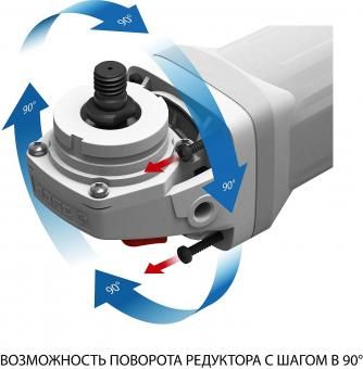 Углошлифовальная машина (болгарка), ЗУБР УШМ-125-1100 ТМ3, защита от перегрузки, 125 мм, 3000-11000 