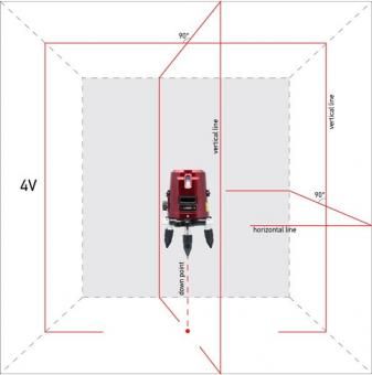 Уровень (нивелир) лазерный ADA 3D LINER 4V 