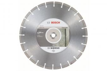Фото диск алмазный standard for concrete bosch 350х2,8х20,0 по бетону, сухой/мокрый рез, сегментный 