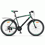 Велосипед STELS 26" Navigator-600 V (20 черный/зеленый)
