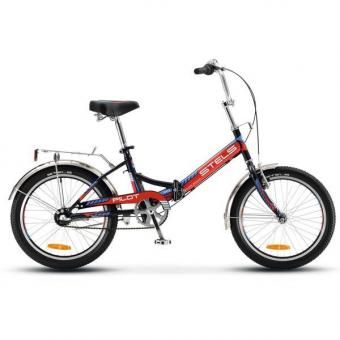 Велосипед STELS Pilot 430  20" (15" Чёрный/красный/синий)