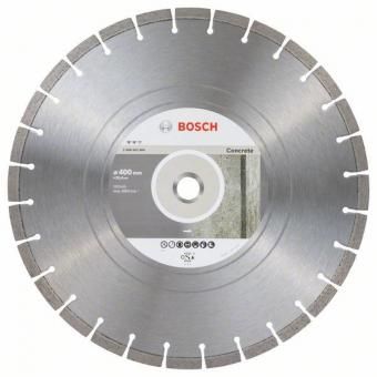 Фото диск алмазный 400х3,2х25,4 по бетону, сухой/мокрый рез, сегментный expert for concrete bosch